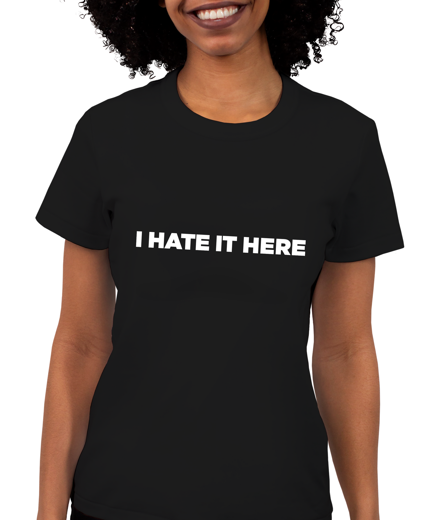 I Hate It Here Adult Short Sleeve Tee