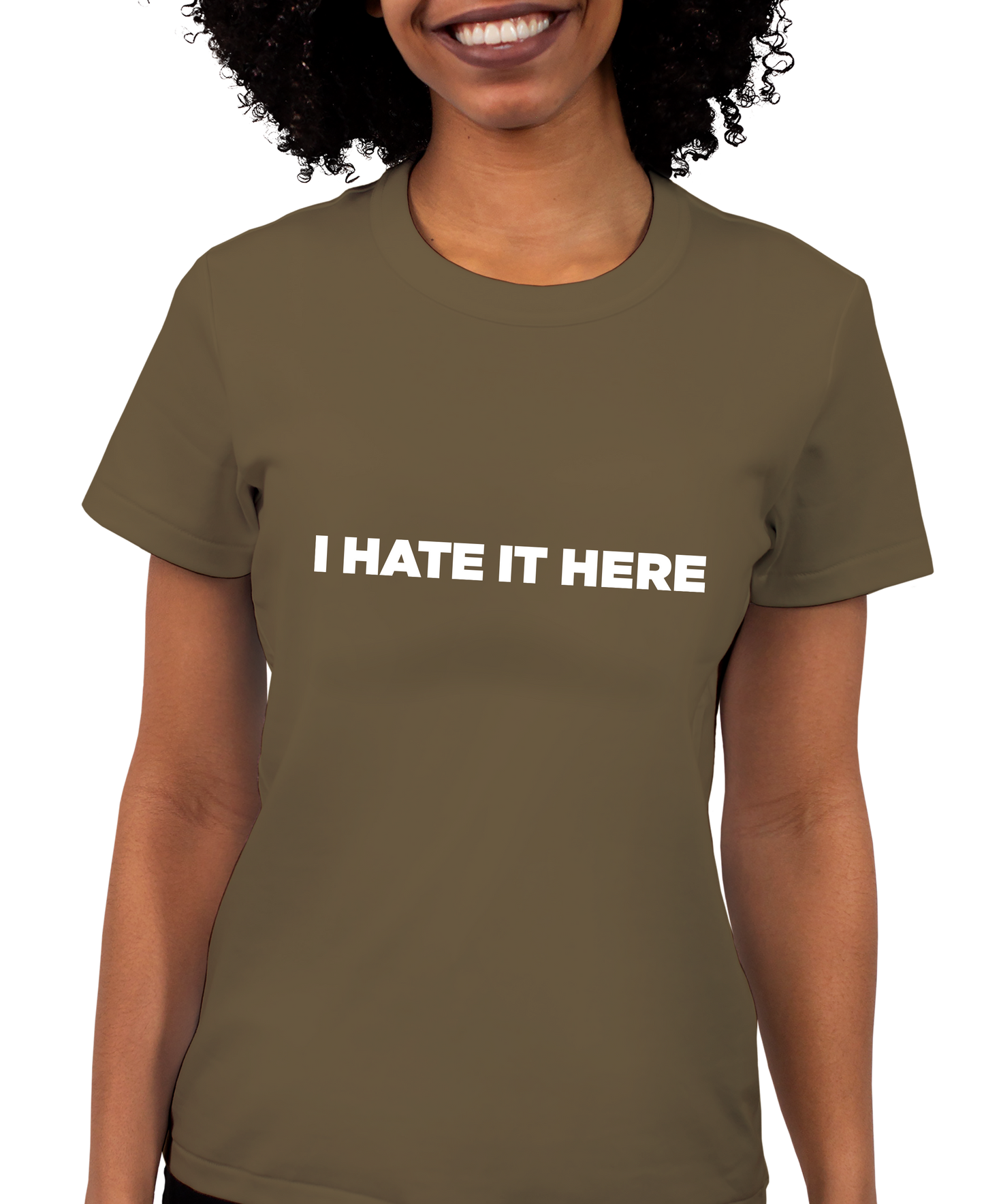 I Hate It Here Adult Short Sleeve Tee