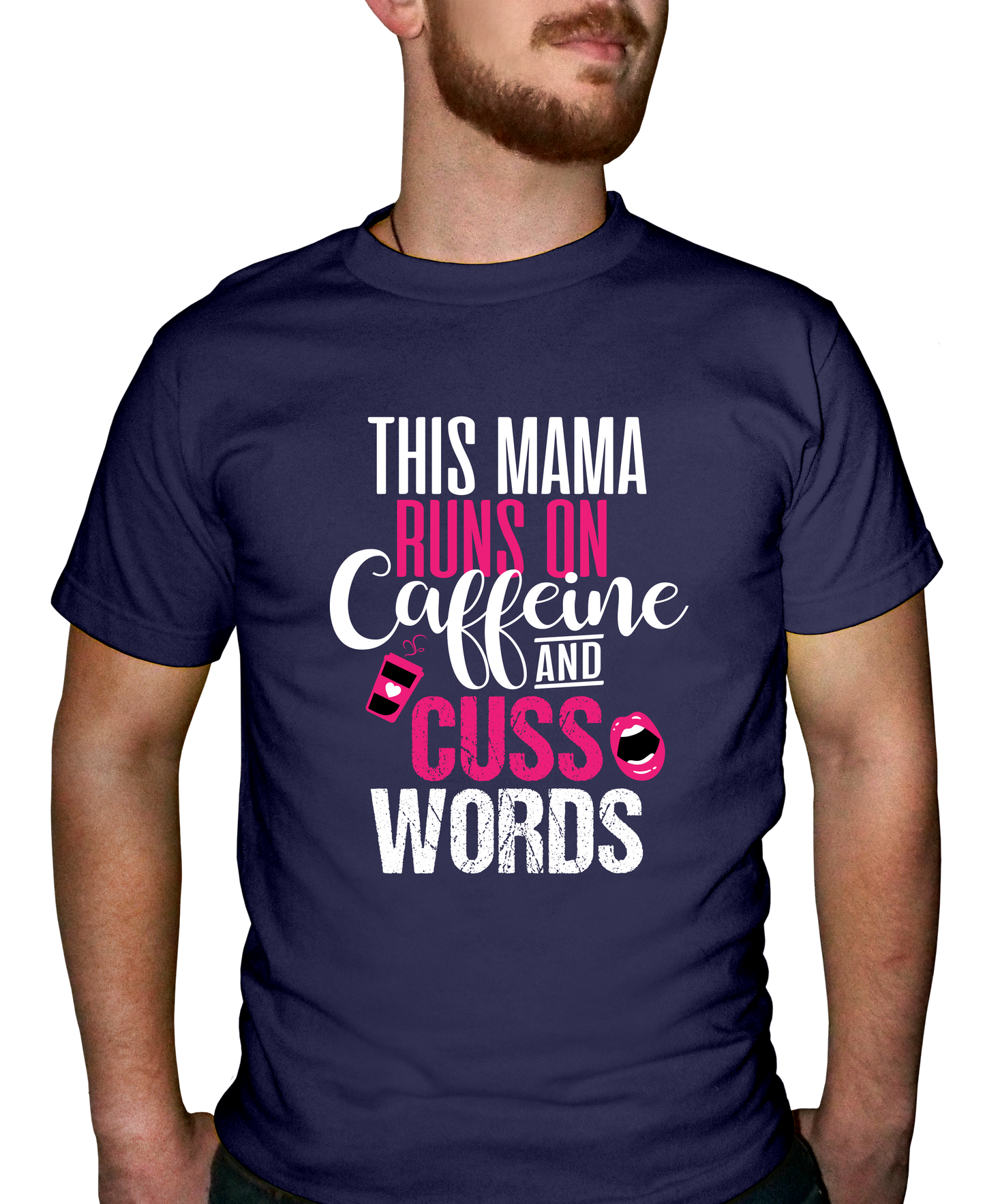 Caffeine & Cuss Words Adult Short Sleeve Tee
