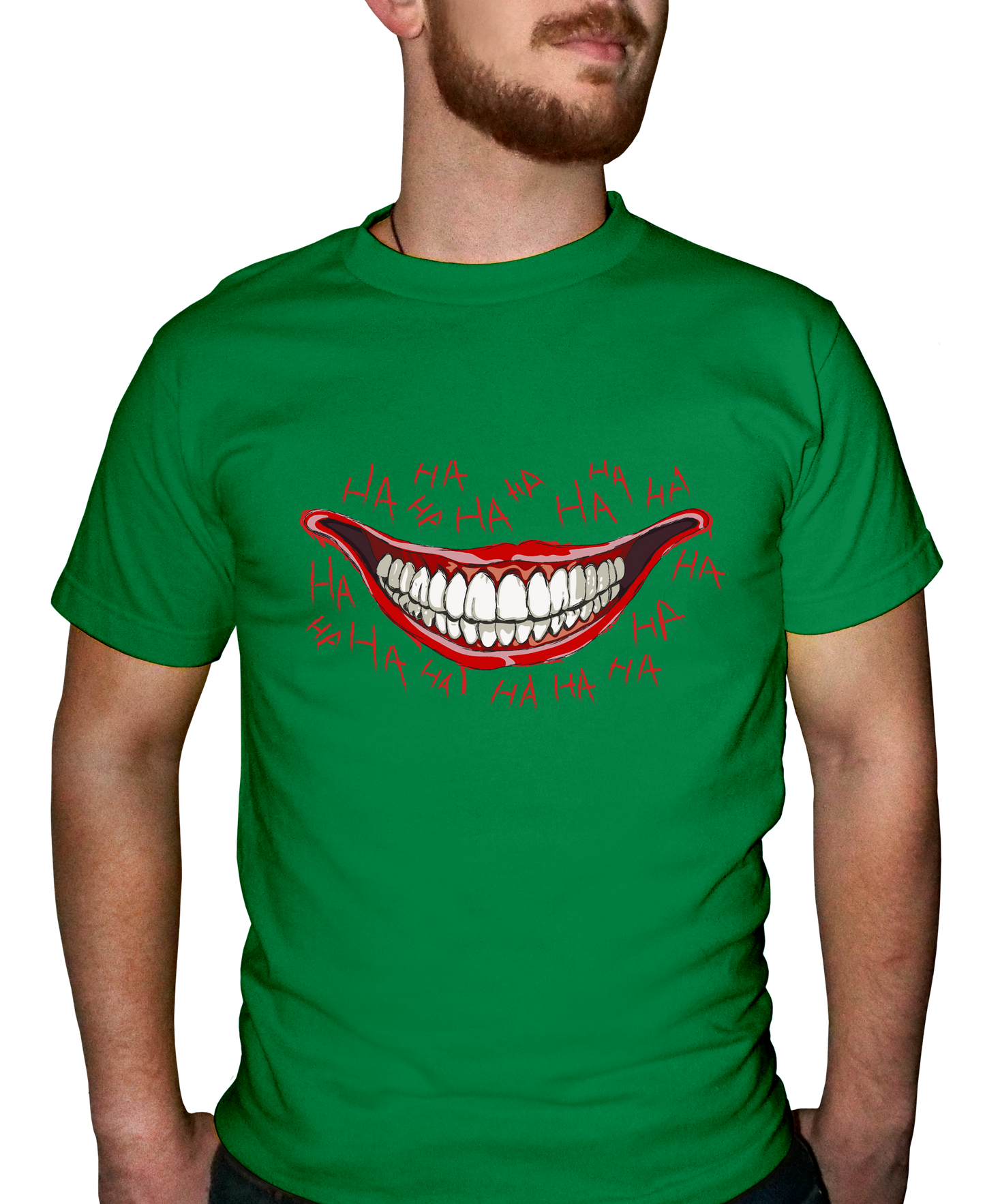 Creepy Clown Smile Adult Short Sleeve Tee