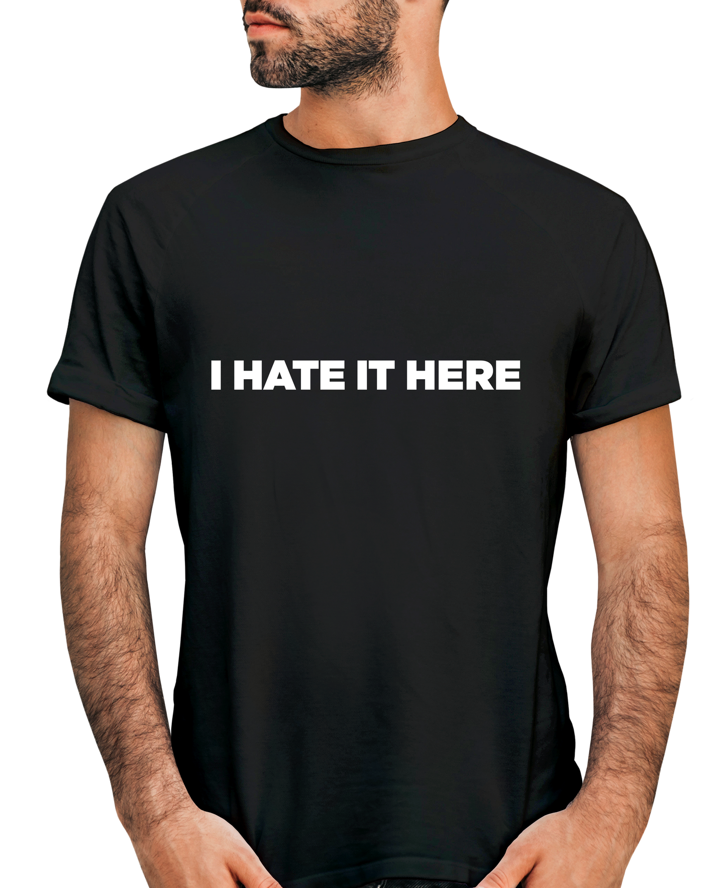 I Hate It Here Adult Short Sleeve Tee