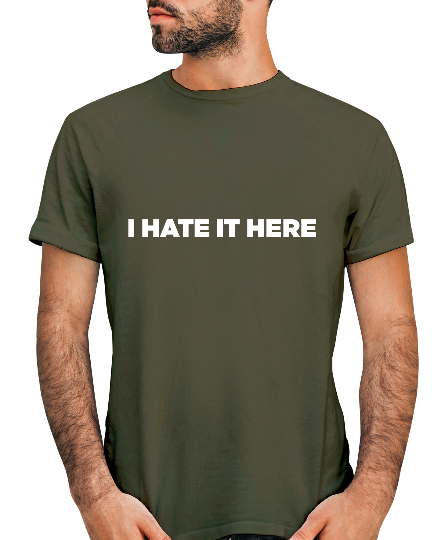 I Hate It Here Adult Short Sleeve Tee