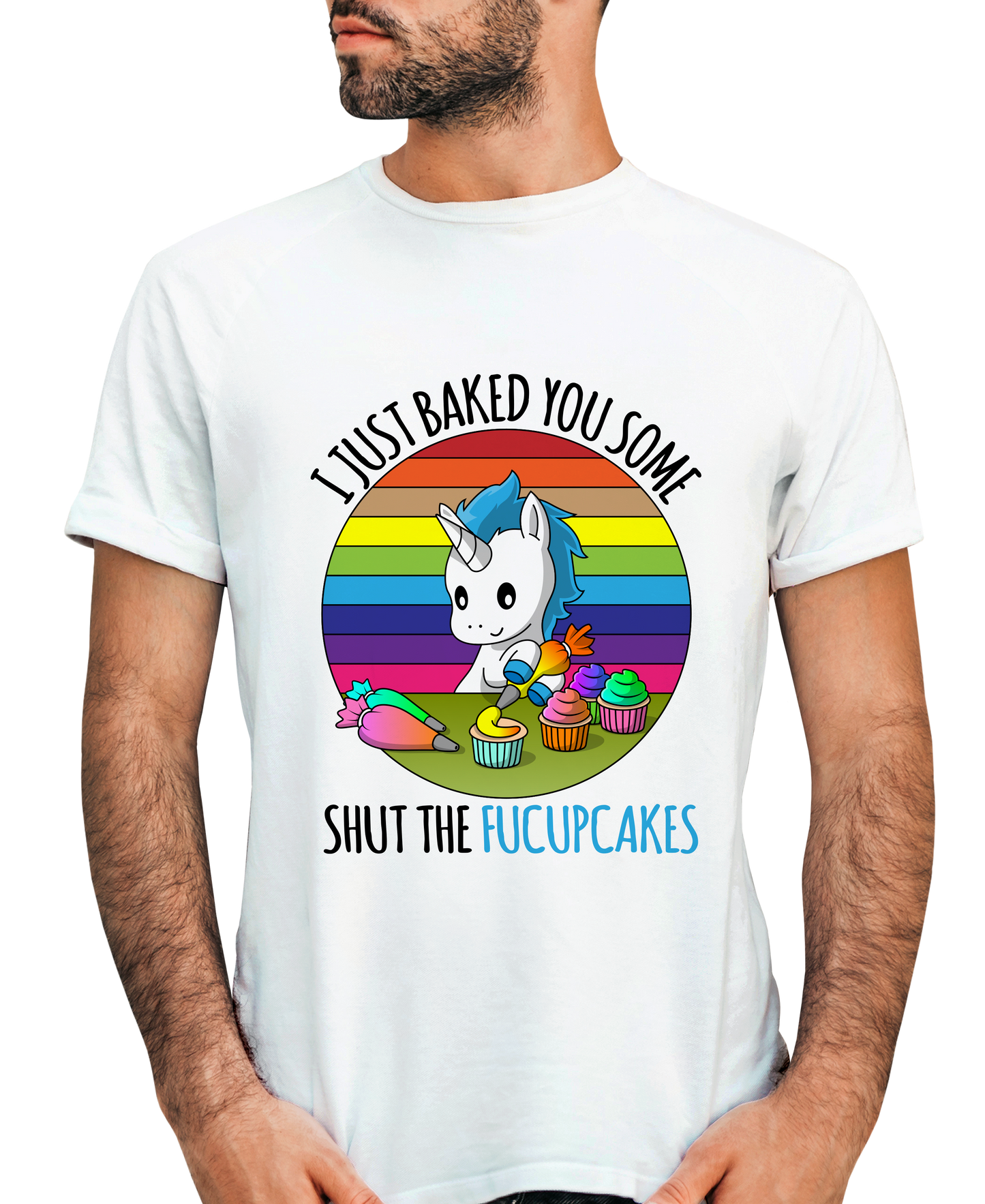 Shut The Fucupcakes Adult Short Sleeve Tee