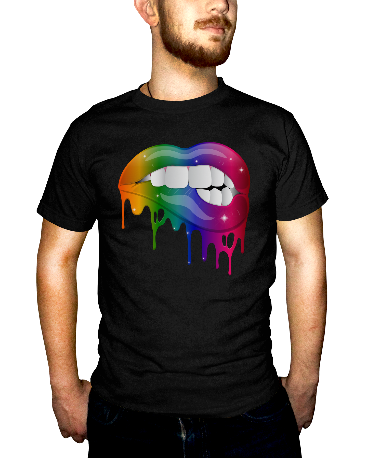 Lip Bite Adult Short Sleeve Tee