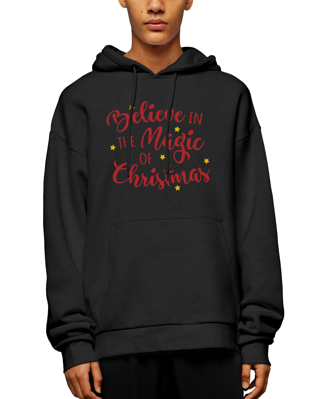 Believe In The Magic Of Christmas Adult Pullover Hoodie