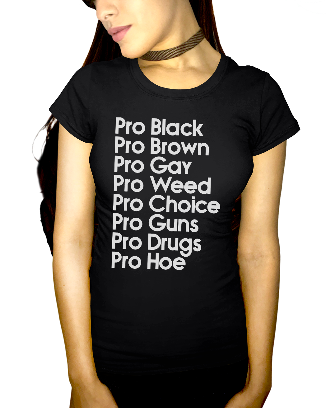 Pro Black Pro Brown List Adult Short Sleeve Tee