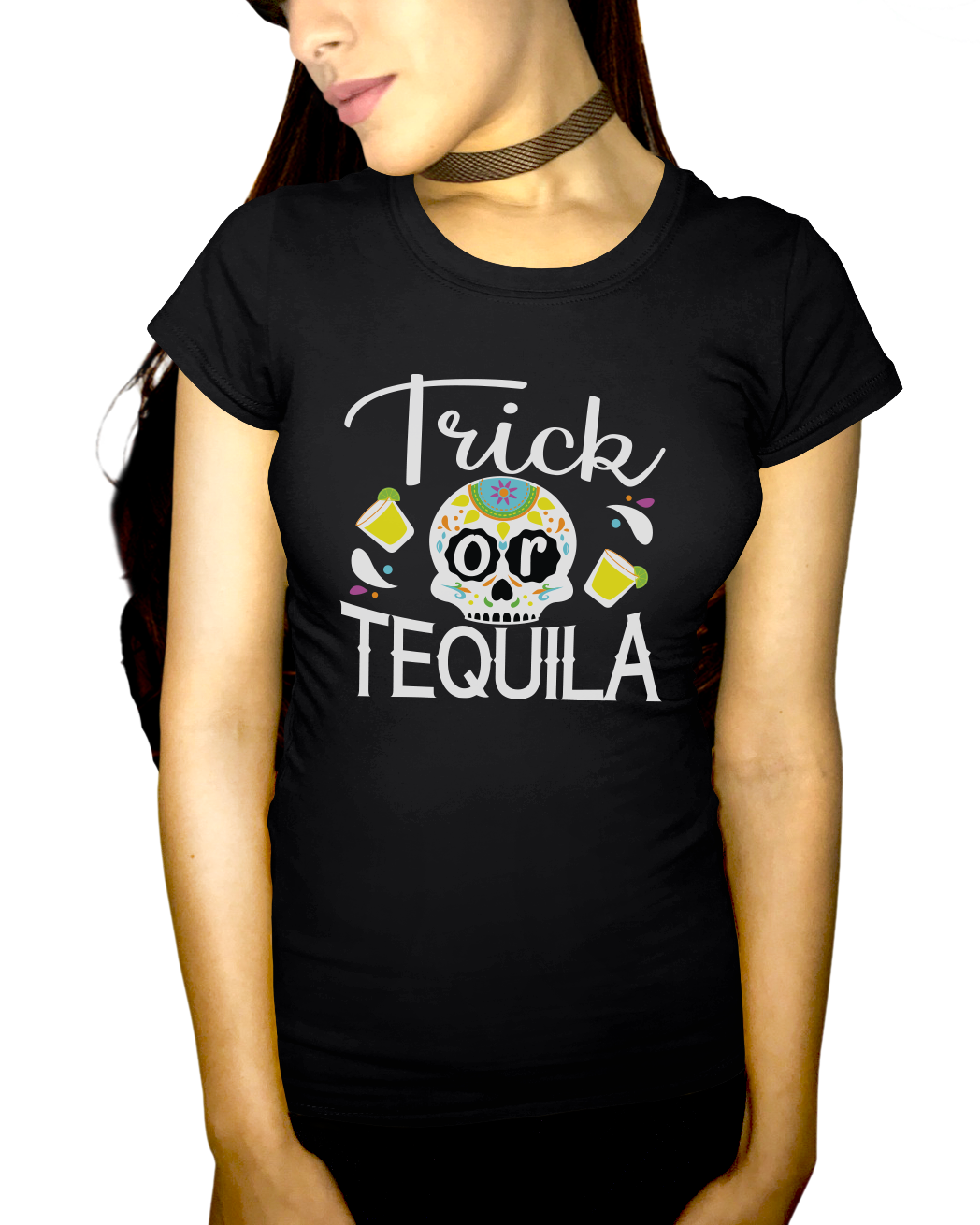 Trick Or Tequila Adult Short Sleeve Tee