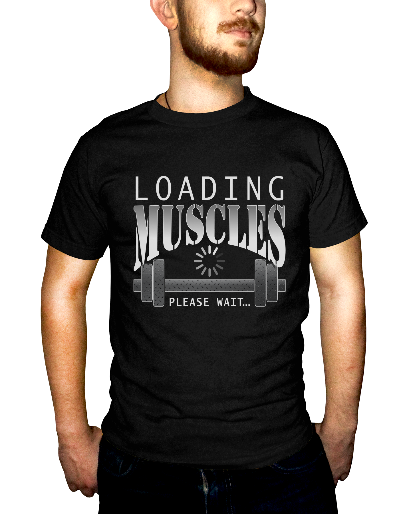 Loading Muscles Adult Short Sleeve Tee