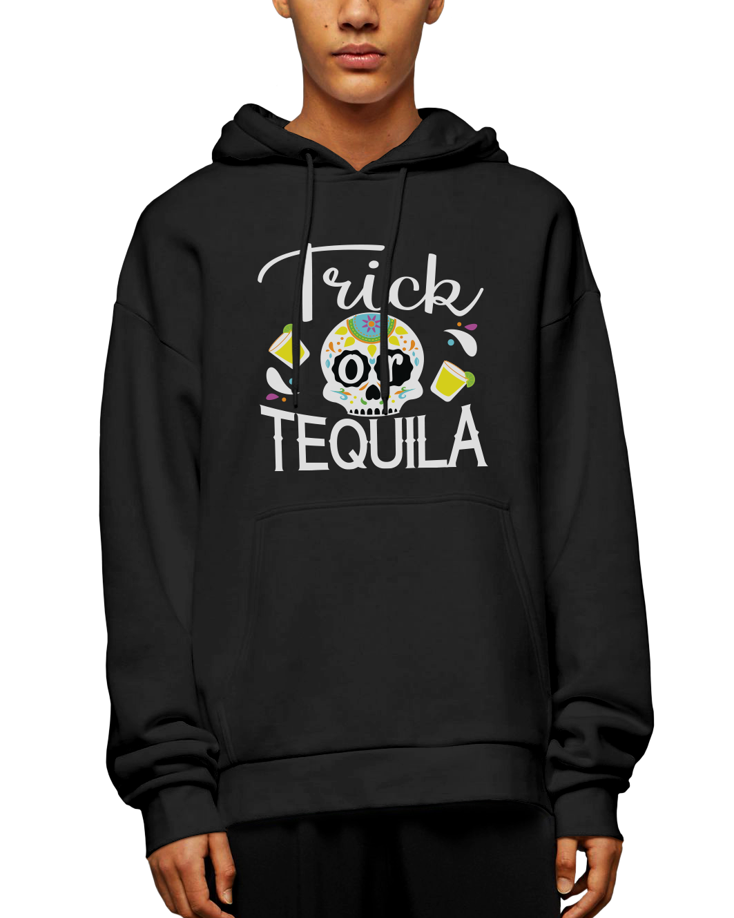 Trick Or Tequila Adult Pullover Hoodie