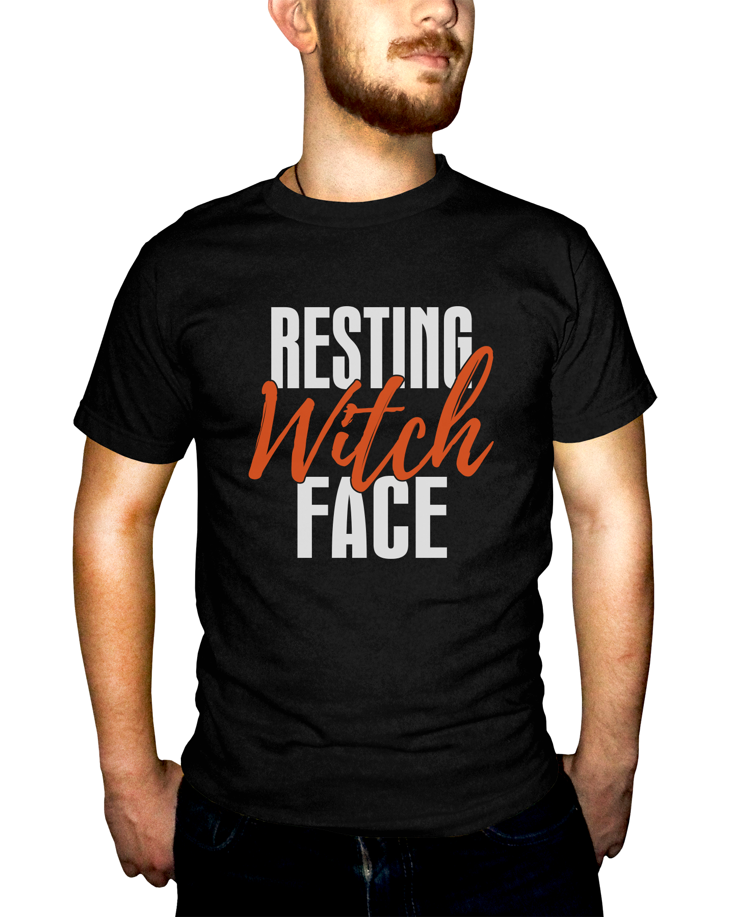Resting Witch Face Adult Short Sleeve Tee