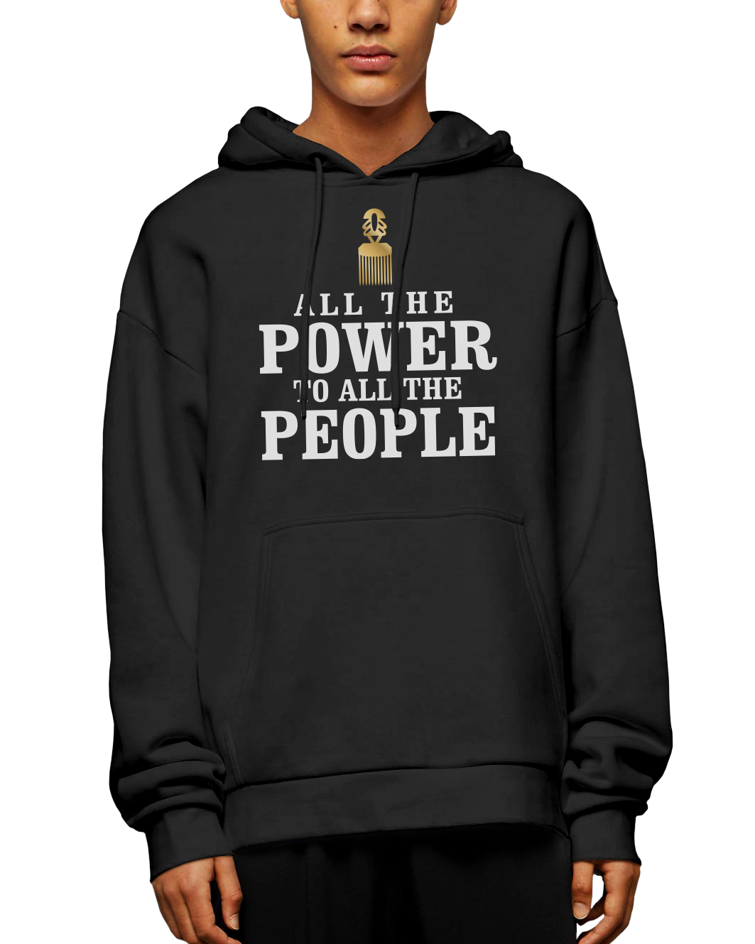 All The Power To All The People Adult Pullover Hoodie
