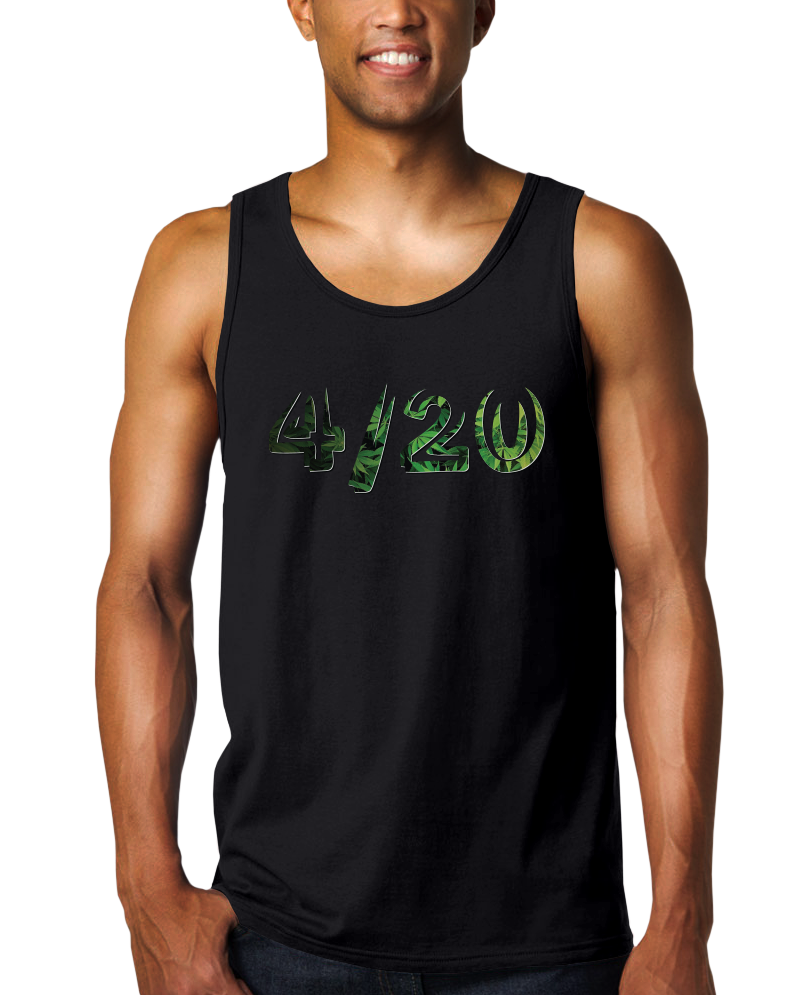420 Smoke Screen Adult Tank Top