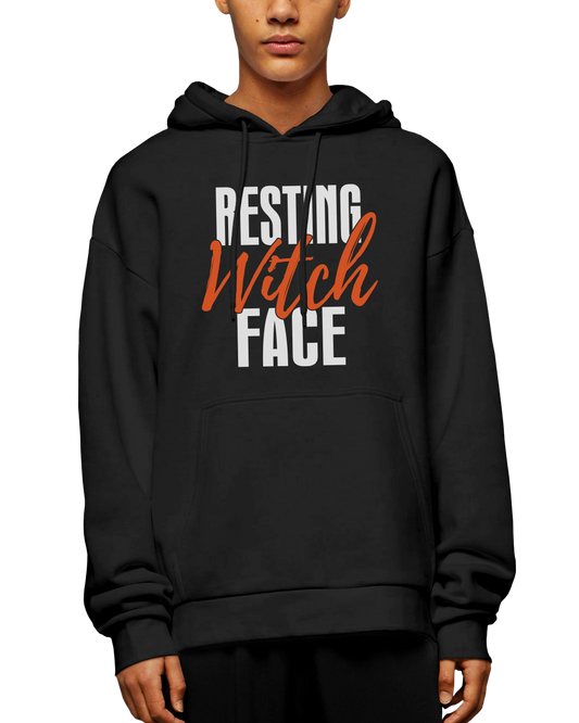 Resting Witch Face Adult Pullover Hoodie