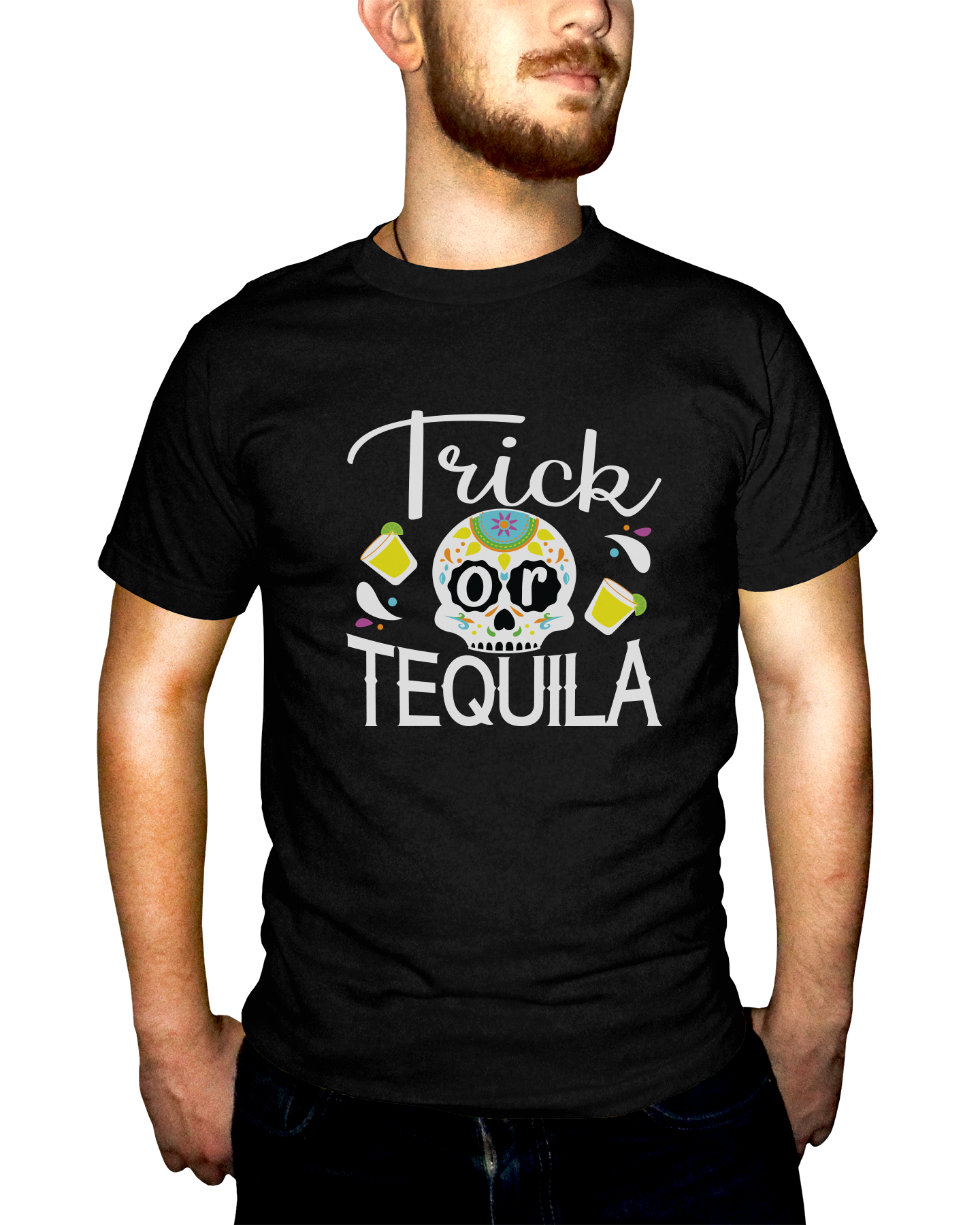 Trick Or Tequila Adult Short Sleeve Tee