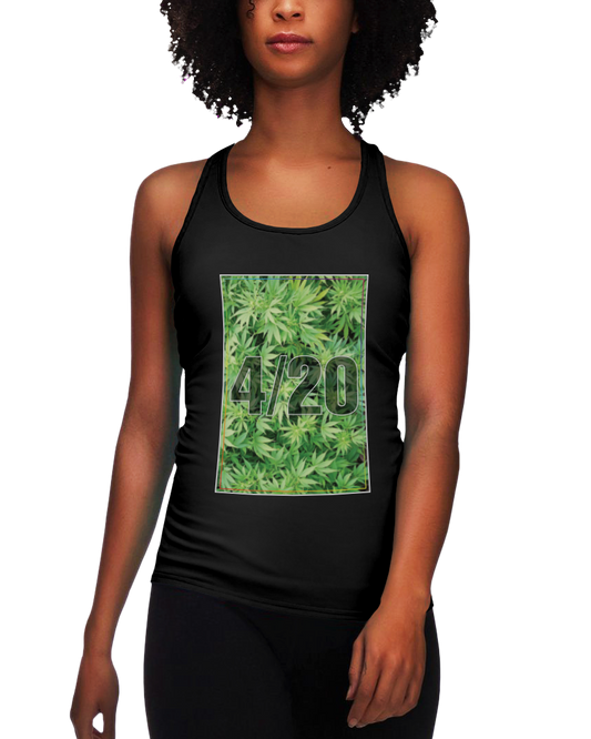 420 Photo Adult Tank Top