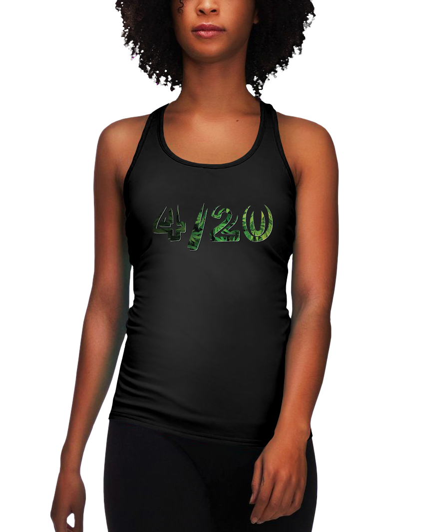 420 Smoke Screen Adult Tank Top