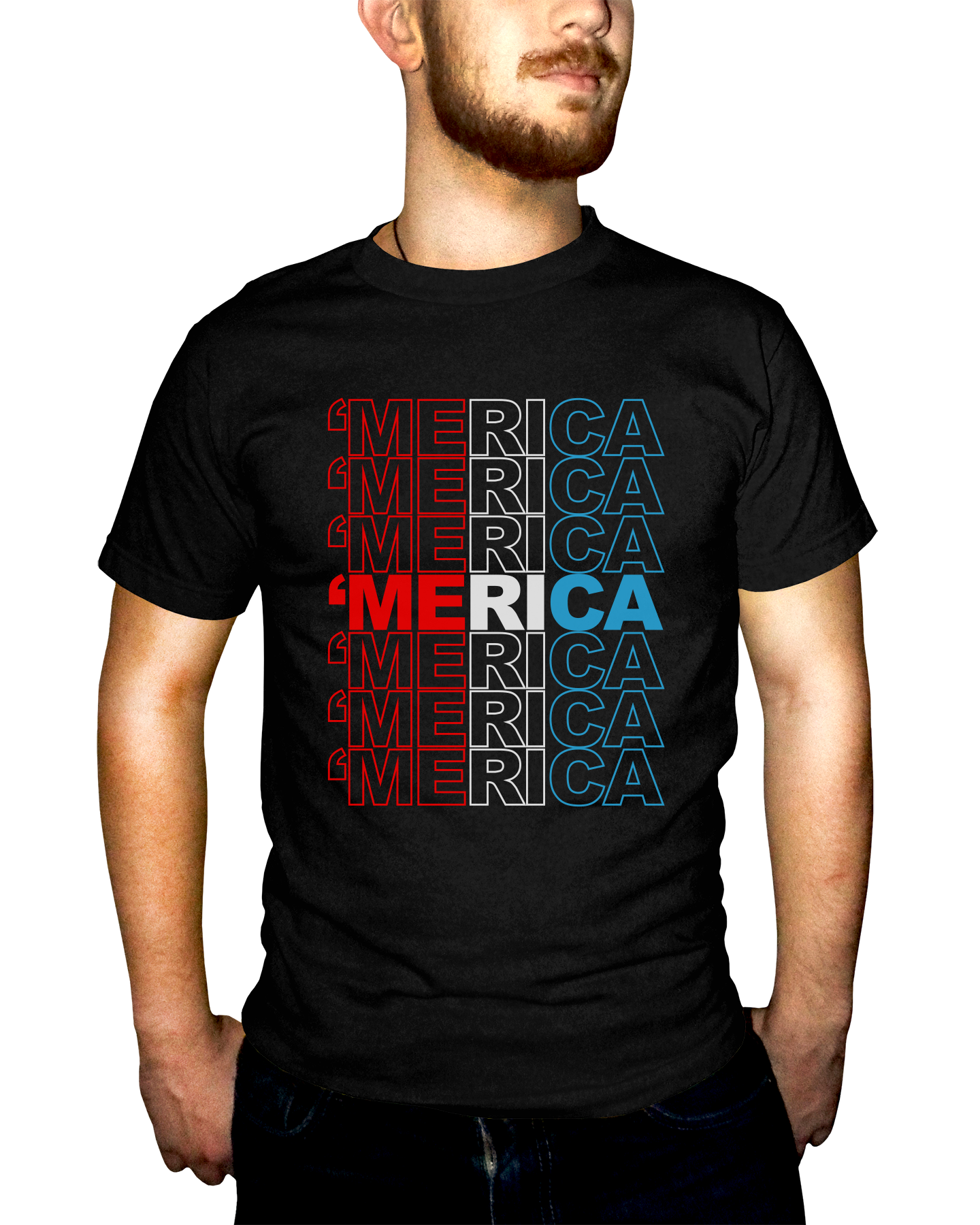 Merica Bag Adult Short Sleeve Tee