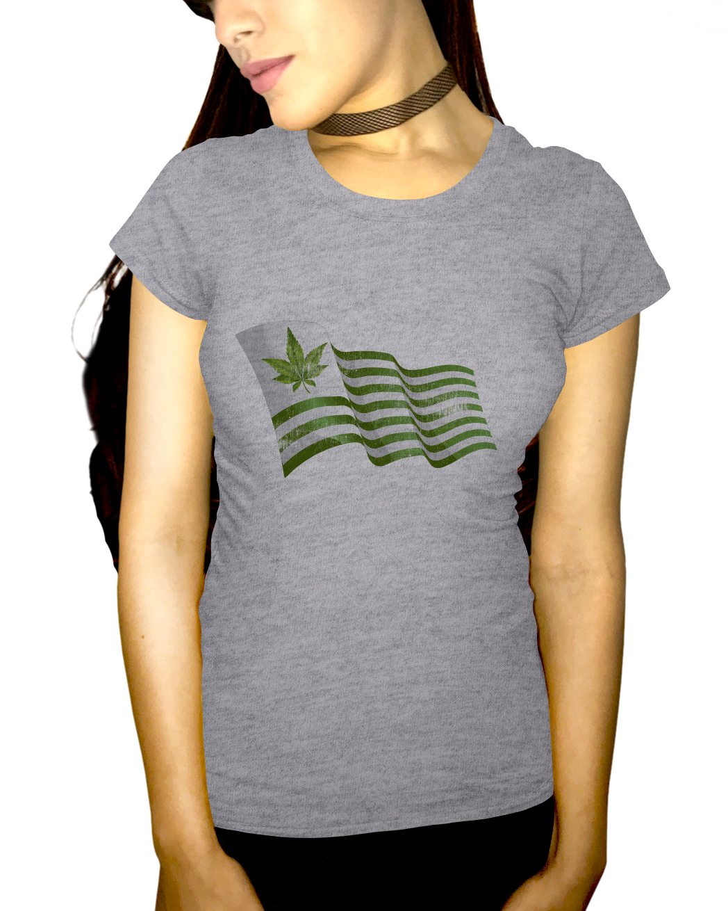 United States Of Hemp Flag Adult Short Sleeve Tee