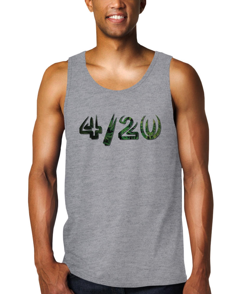 420 Smoke Screen Adult Tank Top