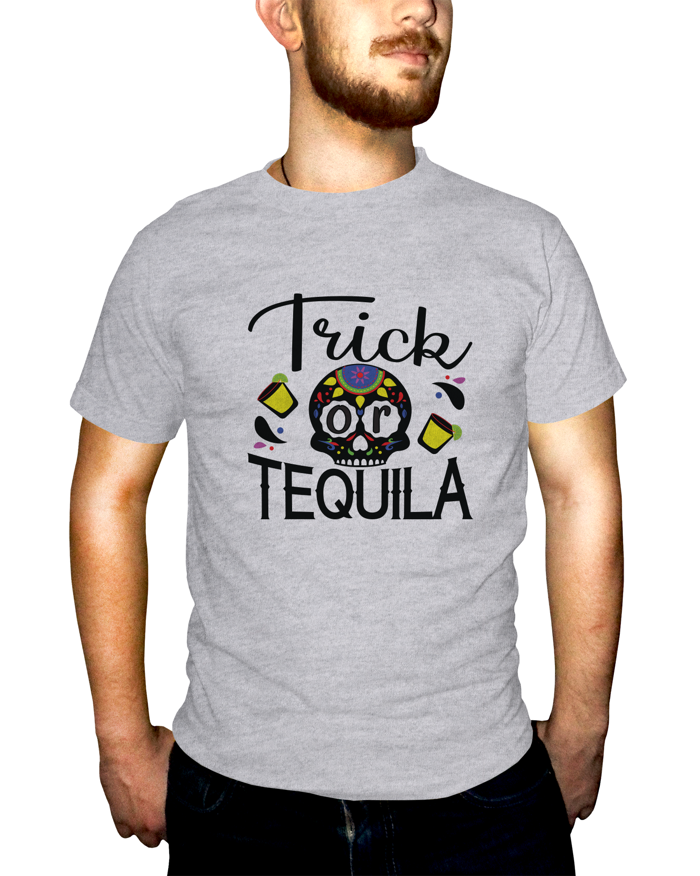Trick Or Tequila Adult Short Sleeve Tee