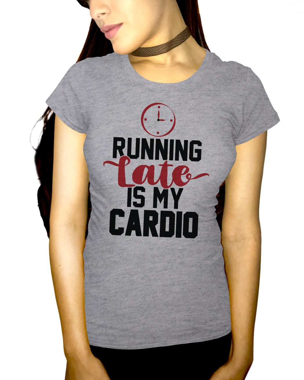 Running Late Is My Cardio Adult Short Sleeve Tee