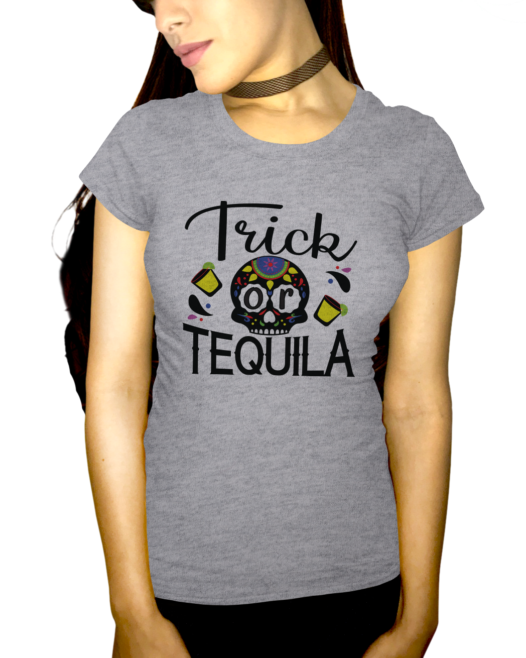 Trick Or Tequila Adult Short Sleeve Tee