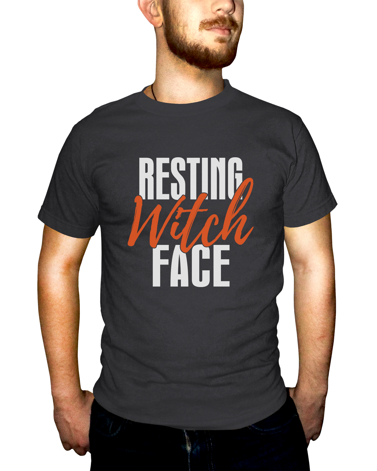 Resting Witch Face Adult Short Sleeve Tee