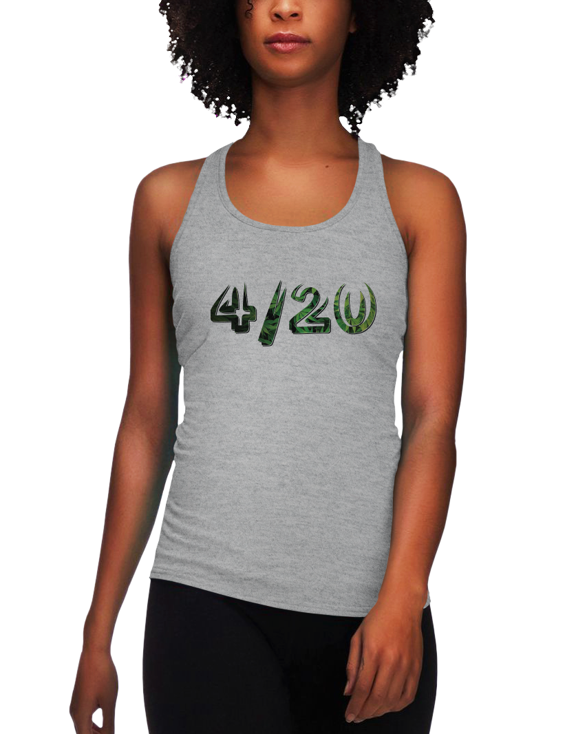 420 Smoke Screen Adult Tank Top