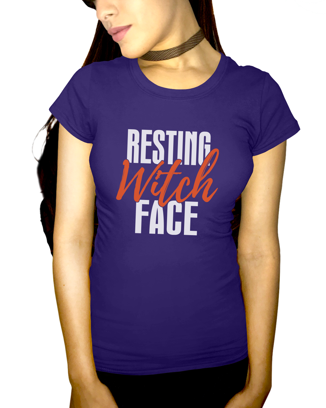 Resting Witch Face Adult Short Sleeve Tee