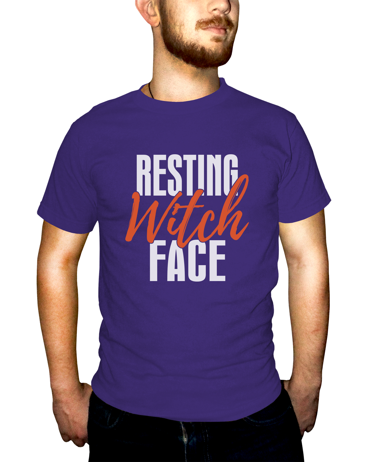 Resting Witch Face Adult Short Sleeve Tee
