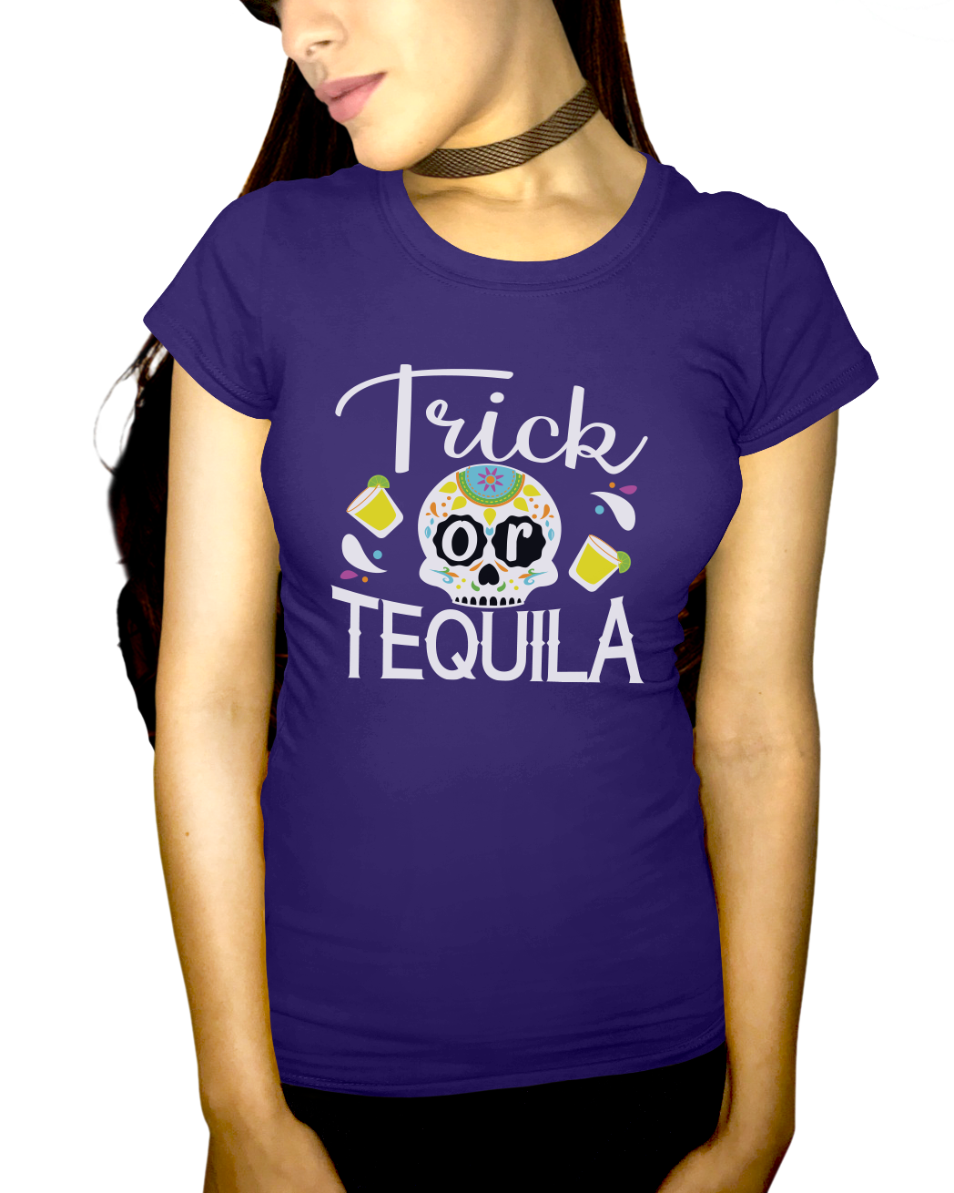 Trick Or Tequila Adult Short Sleeve Tee