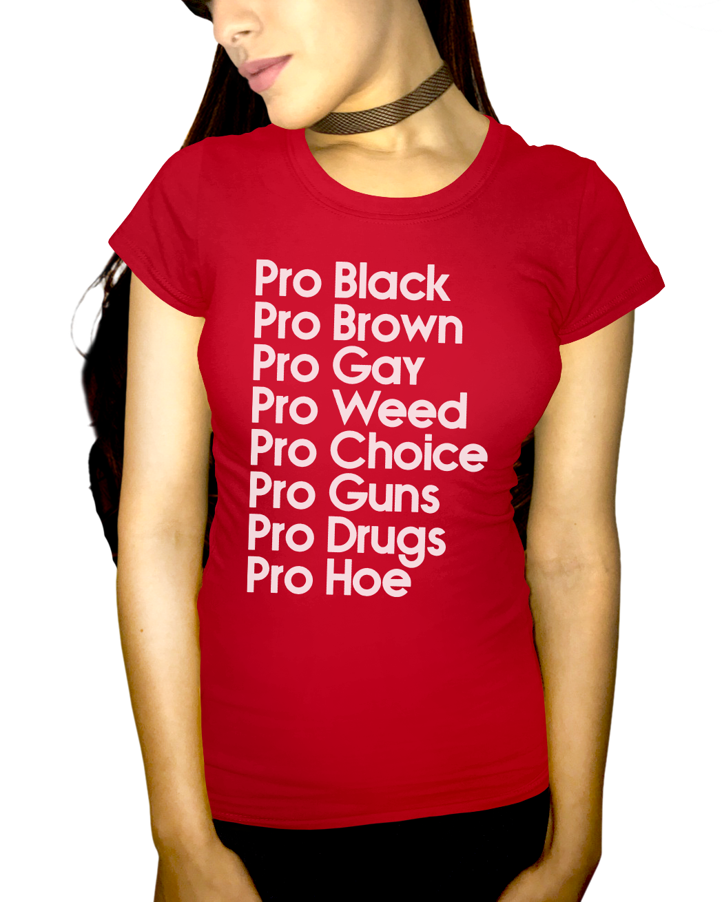 Pro Black Pro Brown List Adult Short Sleeve Tee
