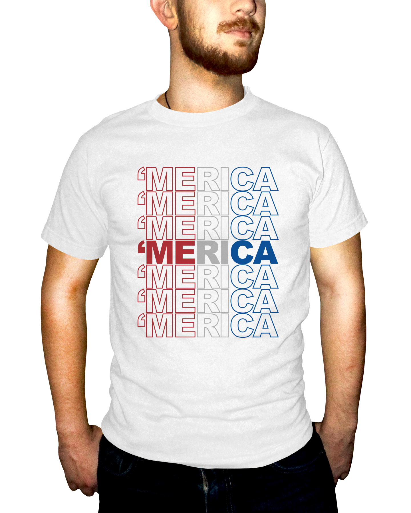 Merica Bag Adult Short Sleeve Tee