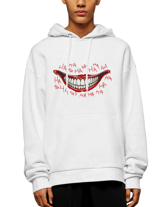 Creepy Clown Smile Adult Pullover Hoodie