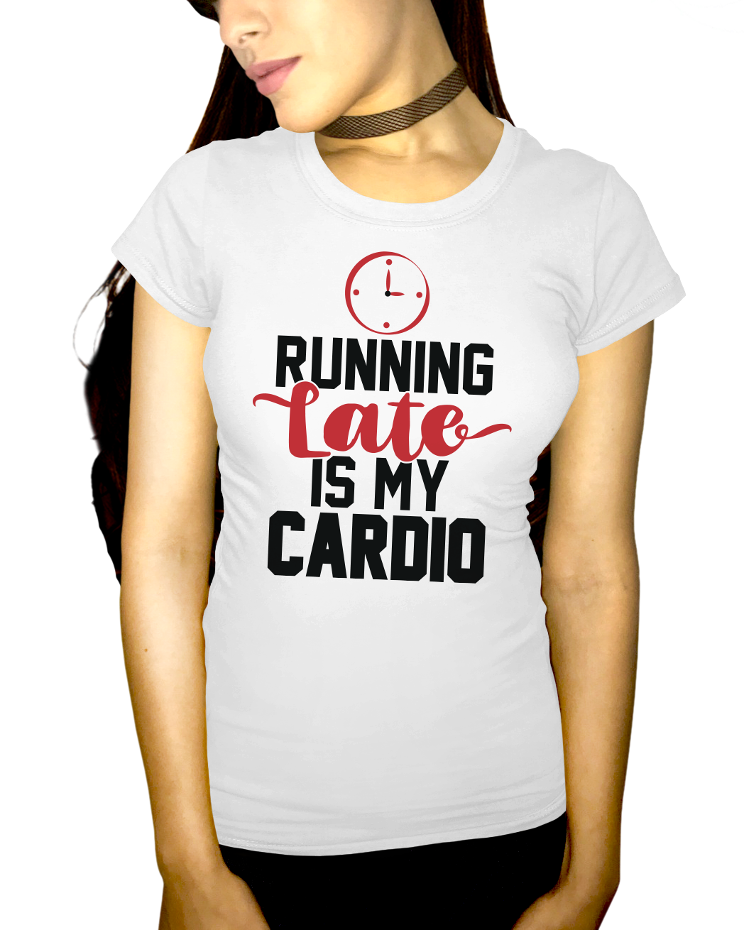 Running Late Is My Cardio Adult Short Sleeve Tee