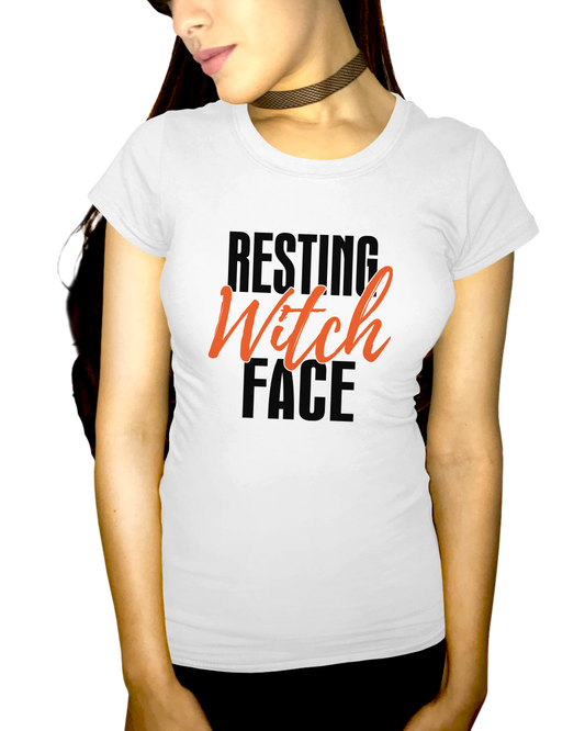 Resting Witch Face Adult Short Sleeve Tee