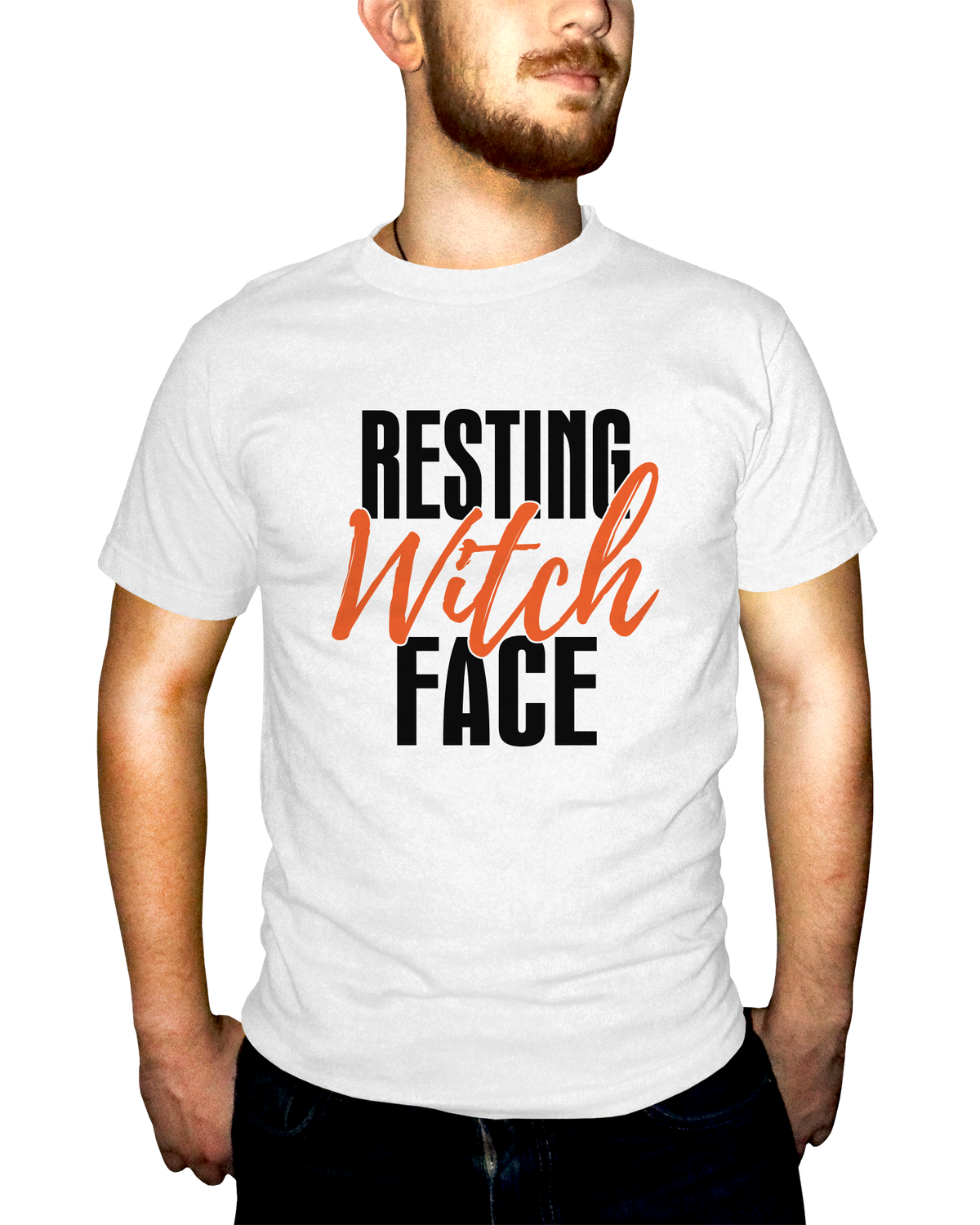 Resting Witch Face Adult Short Sleeve Tee