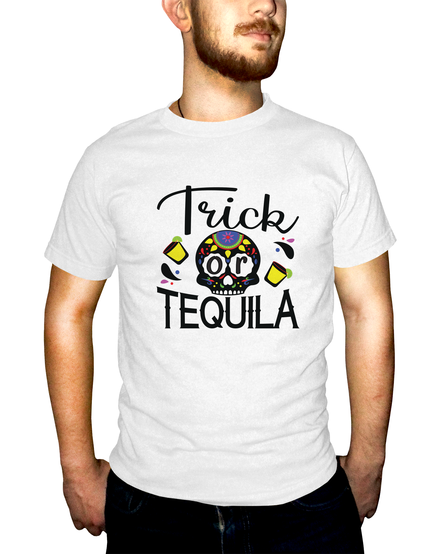 Trick Or Tequila Adult Short Sleeve Tee