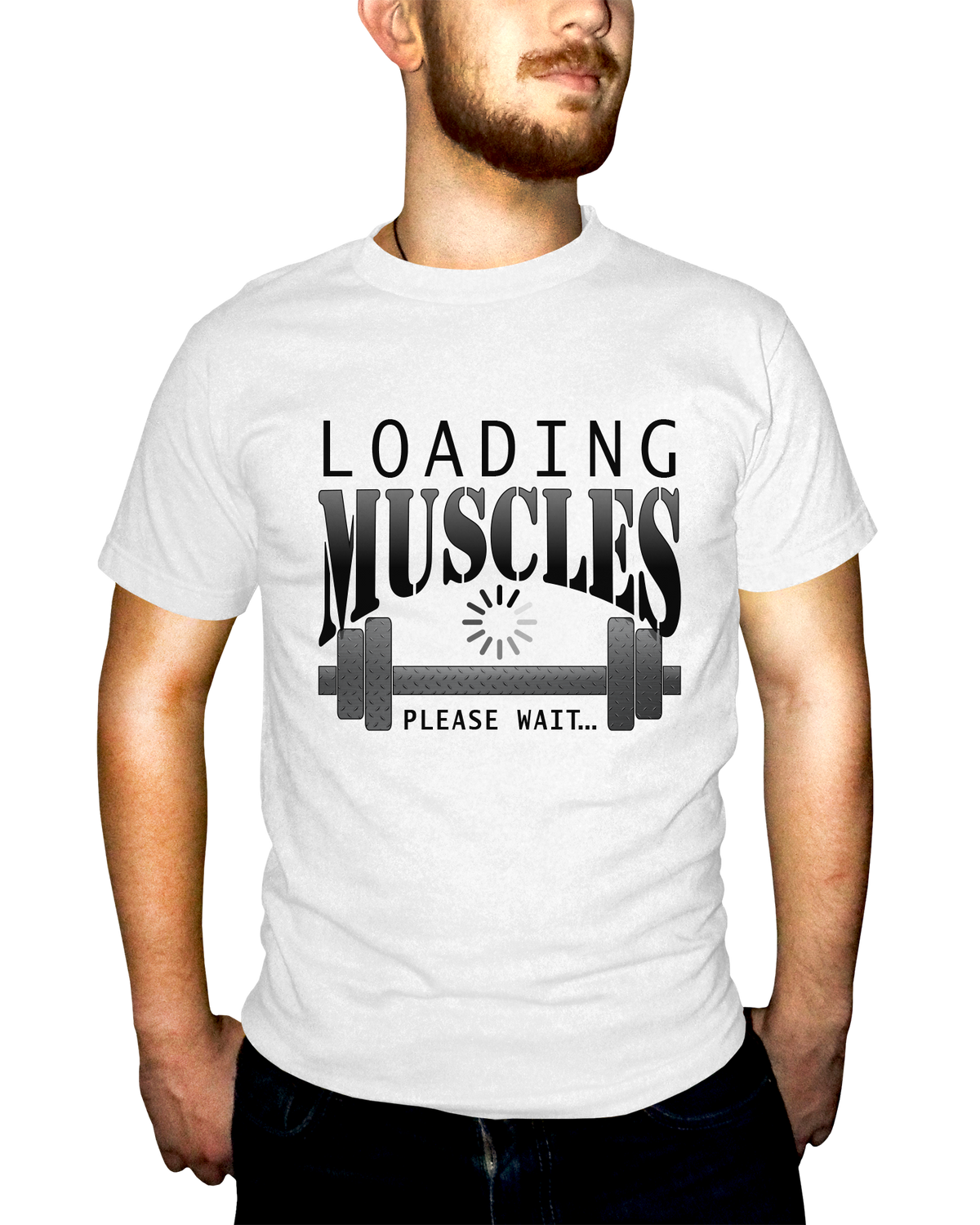 Loading Muscles Adult Short Sleeve Tee