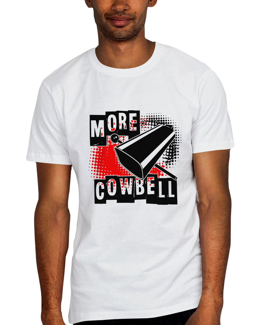 More Cowbell Adult Short Sleeve Tee