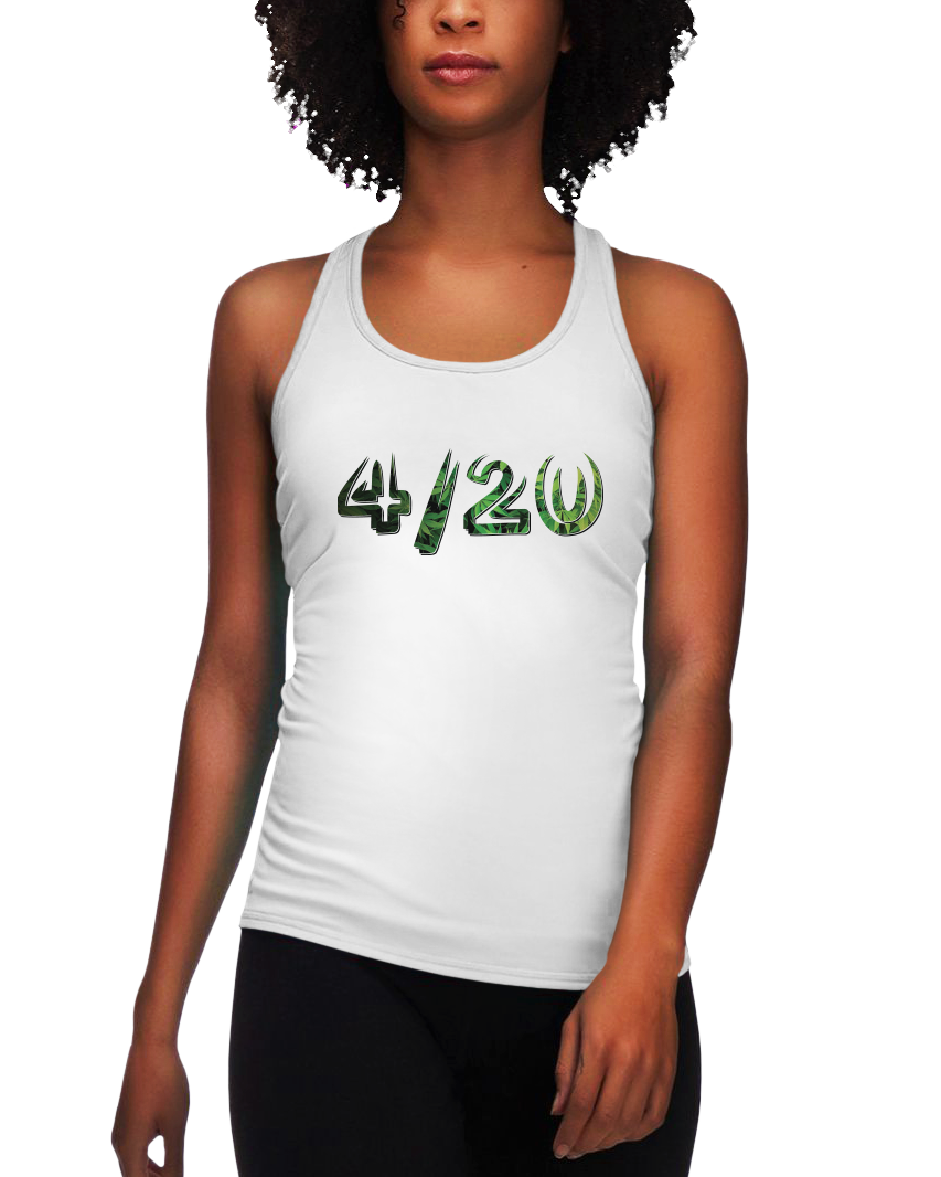 420 Smoke Screen Adult Tank Top