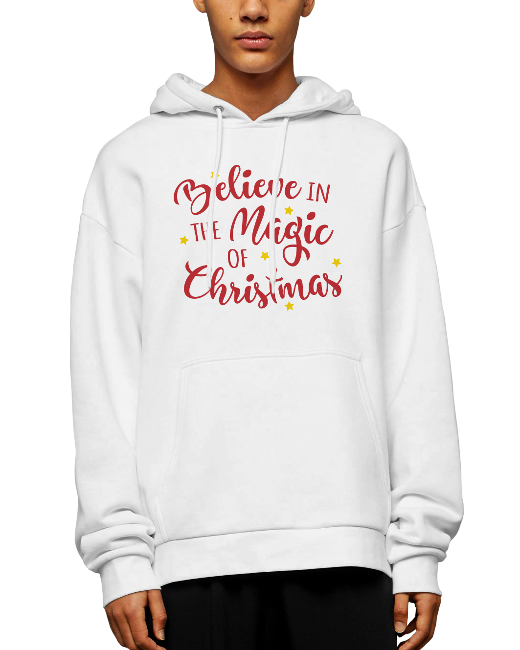 Believe In The Magic Of Christmas Adult Pullover Hoodie
