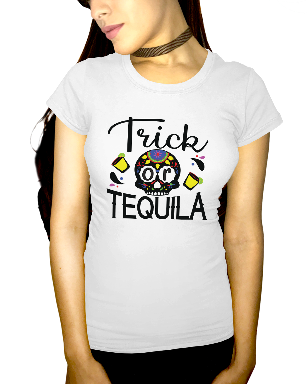 Trick Or Tequila Adult Short Sleeve Tee
