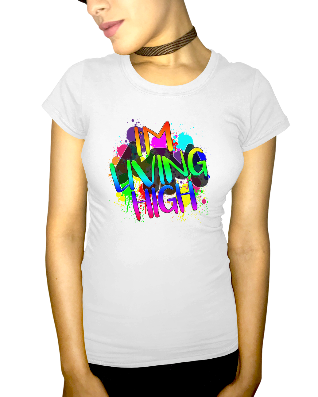 Unofficial Living High Adult Short Sleeve Tee