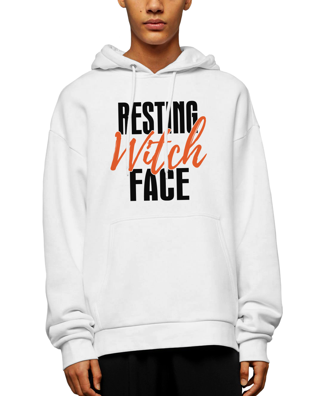 Resting Witch Face Adult Pullover Hoodie