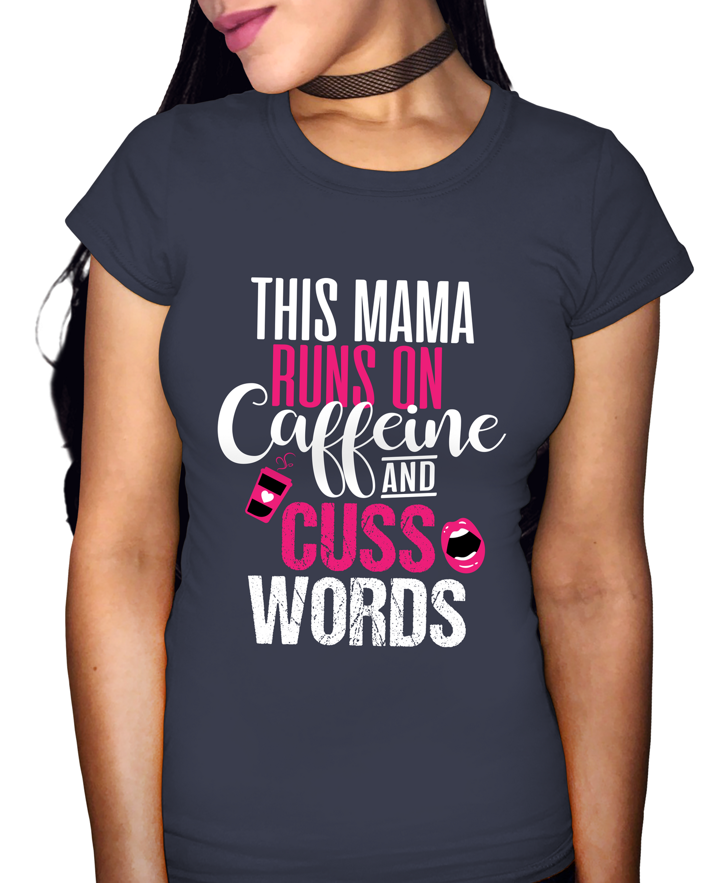 Caffeine & Cuss Words Adult Short Sleeve Tee