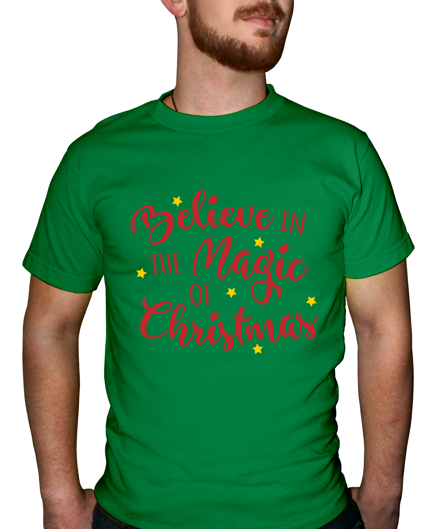Believe In The Magic Of Christmas Adult Short Sleeve Tee