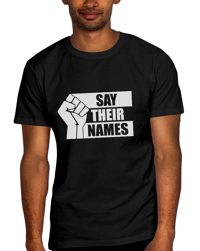 Say Their Names Adult Short Sleeve Tee