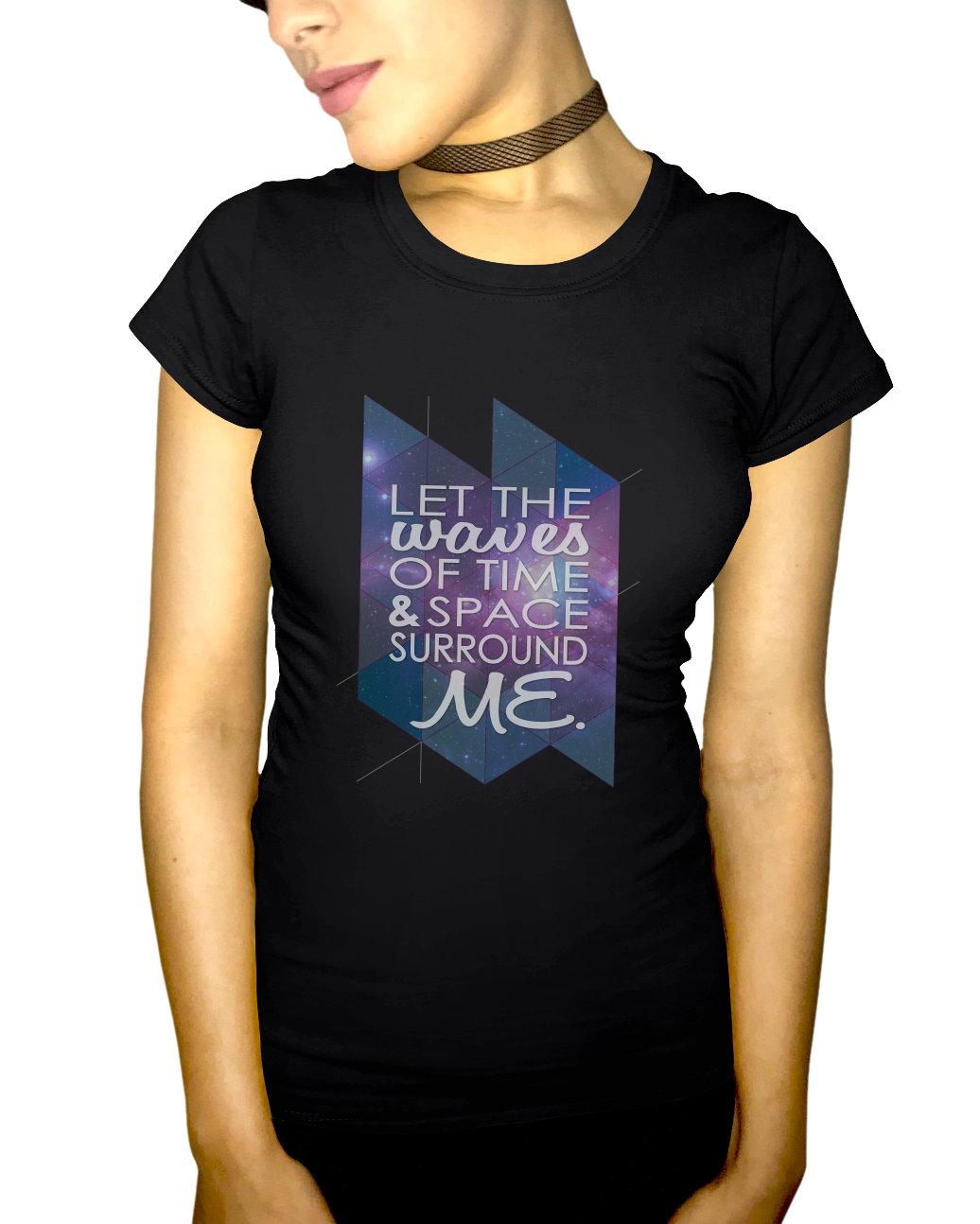 Waves Of Time And Space Adult Short Sleeve Tee