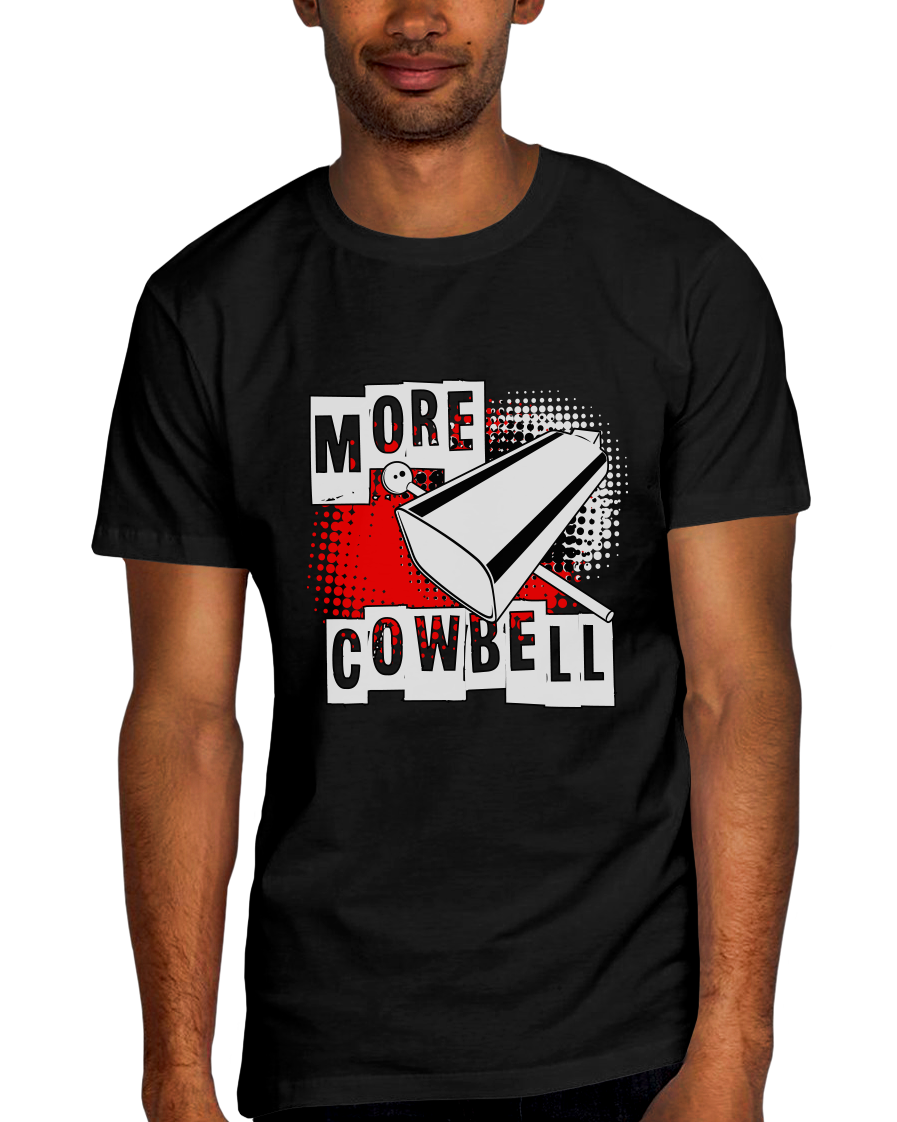 More Cowbell Adult Short Sleeve Tee